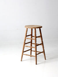 antique wooden stool