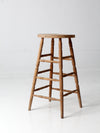 antique wooden stool