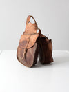 vintage leather horse saddle bags