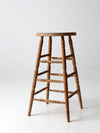 antique wooden stool