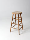 antique wooden stool