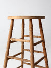antique wooden stool