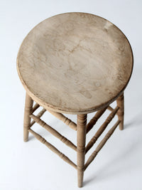 antique wooden stool