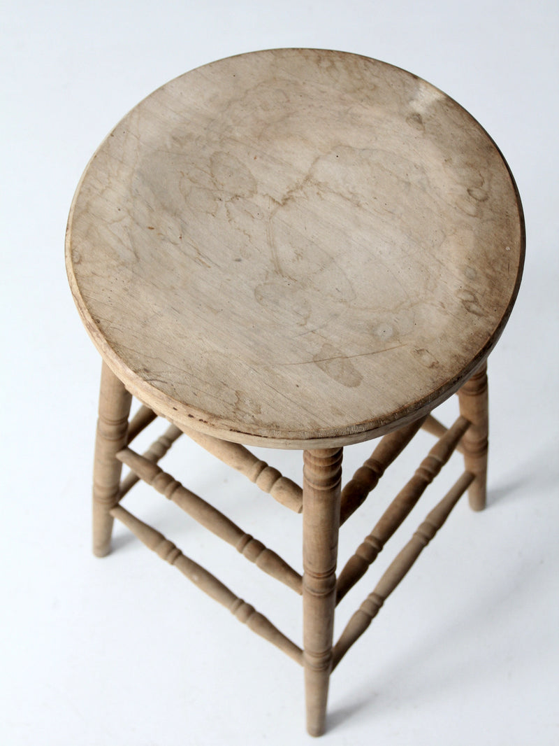 antique wooden stool