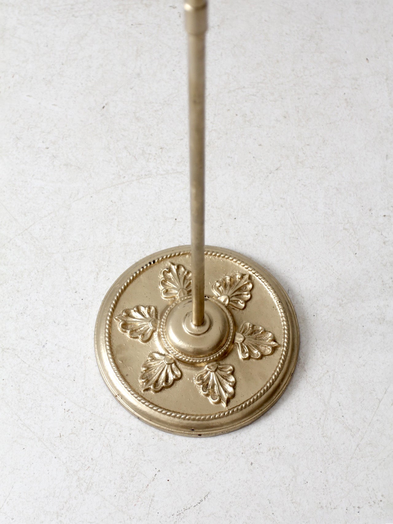 vintage brass bird cage with stand