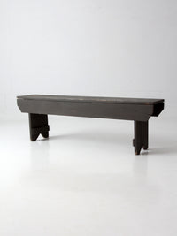 antique primitive Americana farmhouse bench