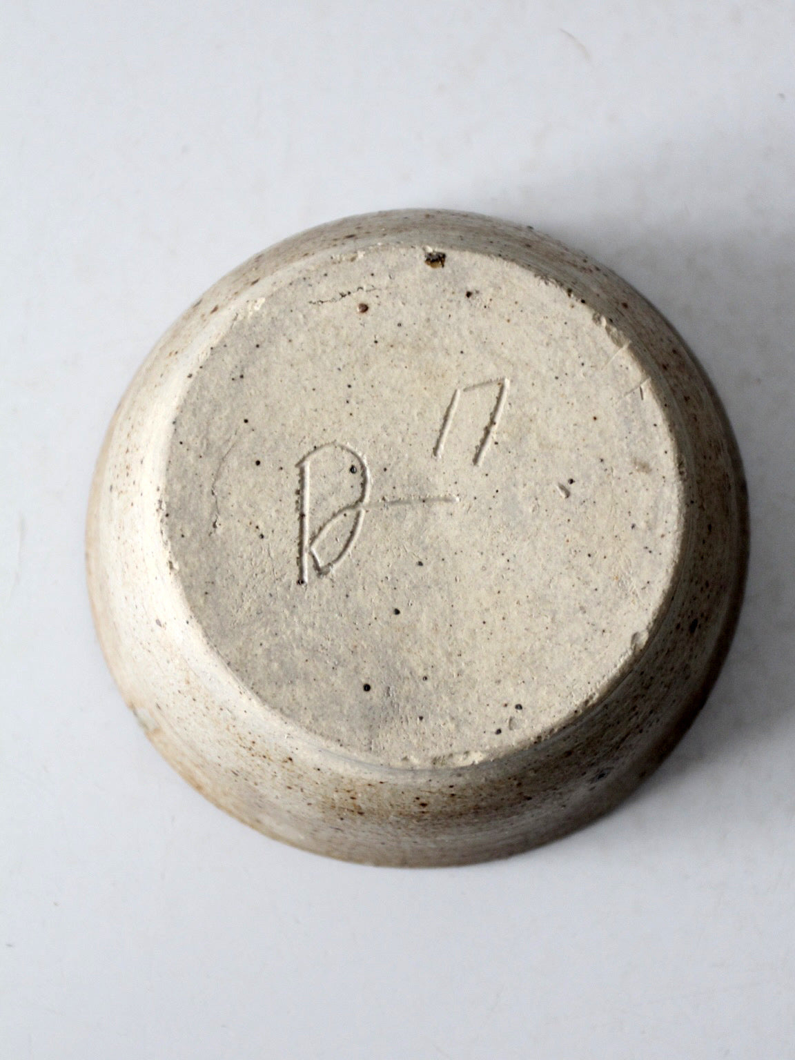 vintage studio pottery apple baker bowl