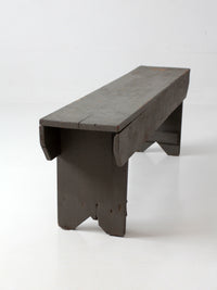 antique primitive Americana farmhouse bench