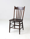 vintage cattail spindle back side chair