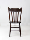 vintage cattail spindle back side chair