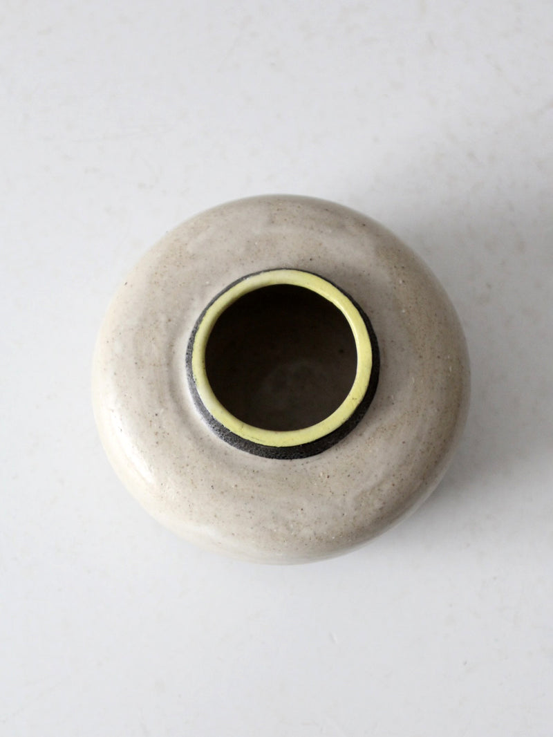 vintage studio pottery vase