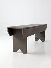 antique primitive Americana farmhouse bench