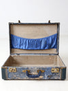 mid-century Vacationer blue suitcase