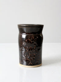 vintage studio pottery vase by Narra Smith Cox