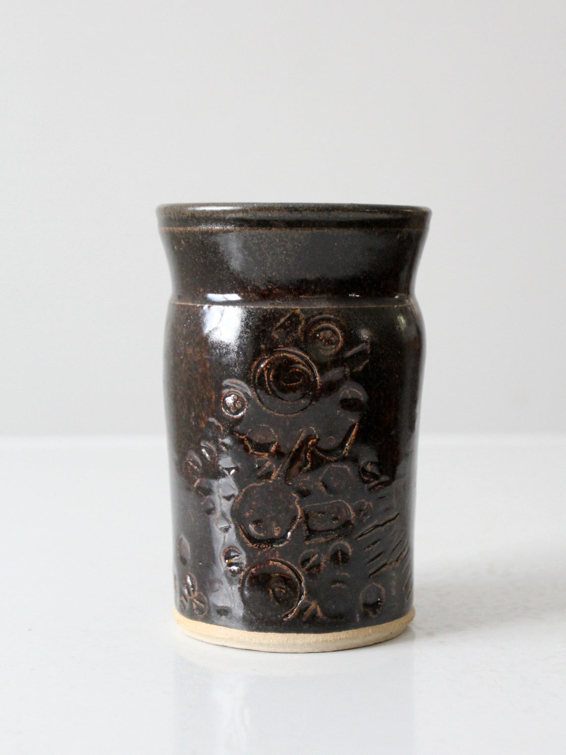 vintage studio pottery vase by Narra Smith Cox