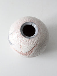 vintage studio pottery vase