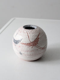 vintage studio pottery vase