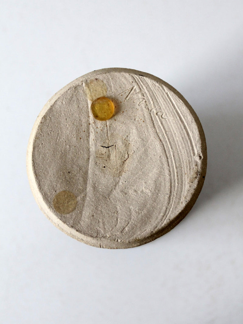 vintage studio pottery vase by Narra Smith Cox