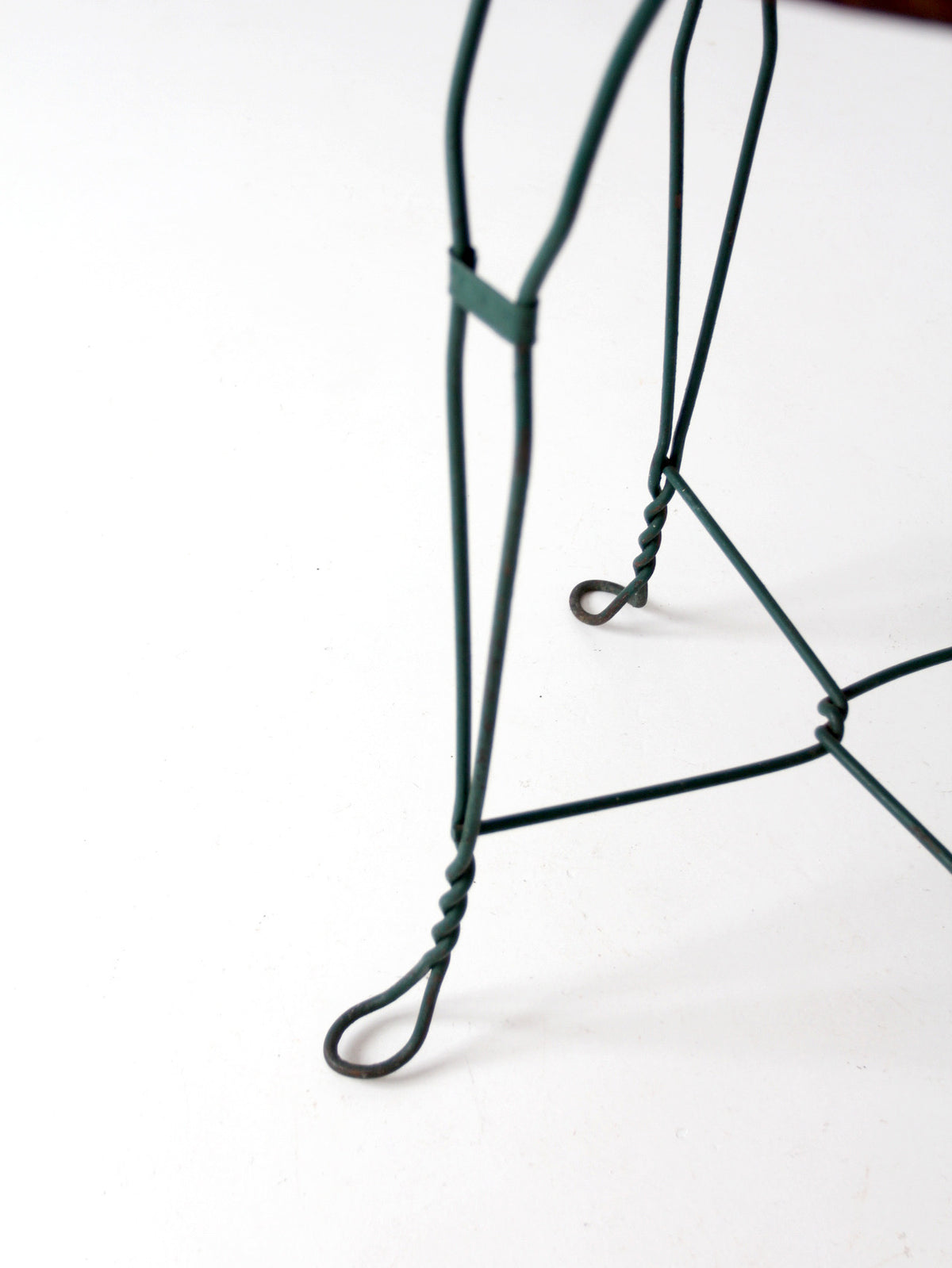 mid-century wrought iron bistro table
