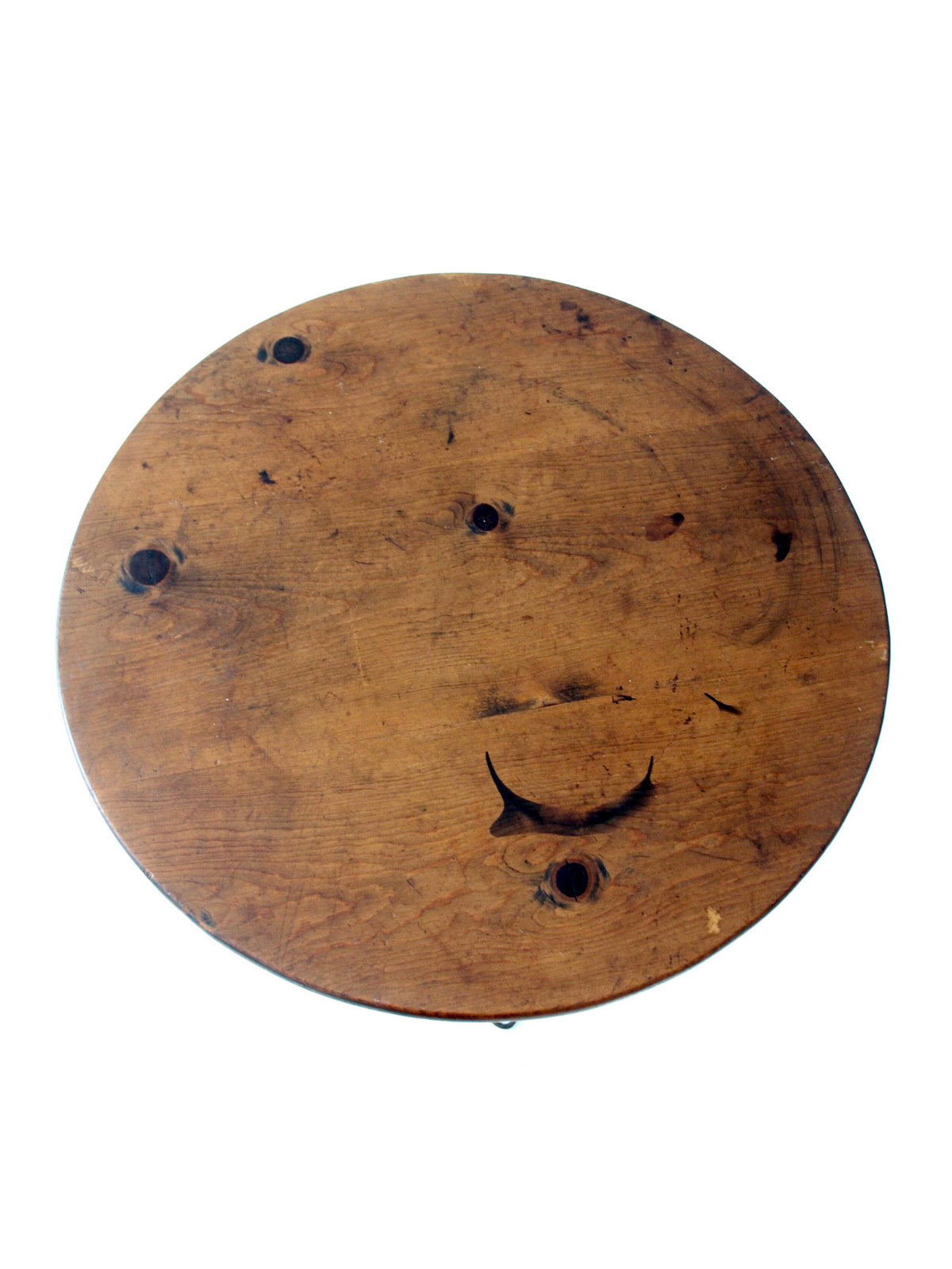 mid-century wrought iron bistro table