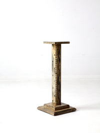 antique hand painted pedestal stand