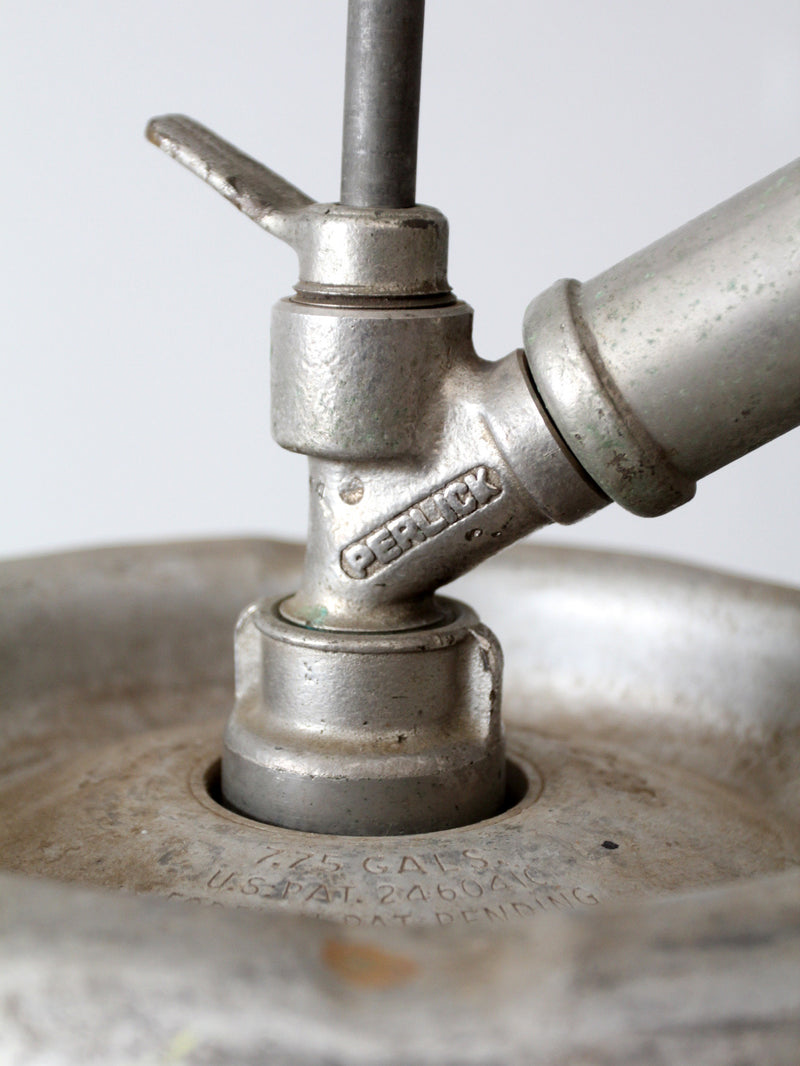 vintage 1965 Drewrys aluminum beer keg - quarter barrel