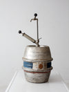 vintage 1965 Drewrys aluminum beer keg - quarter barrel