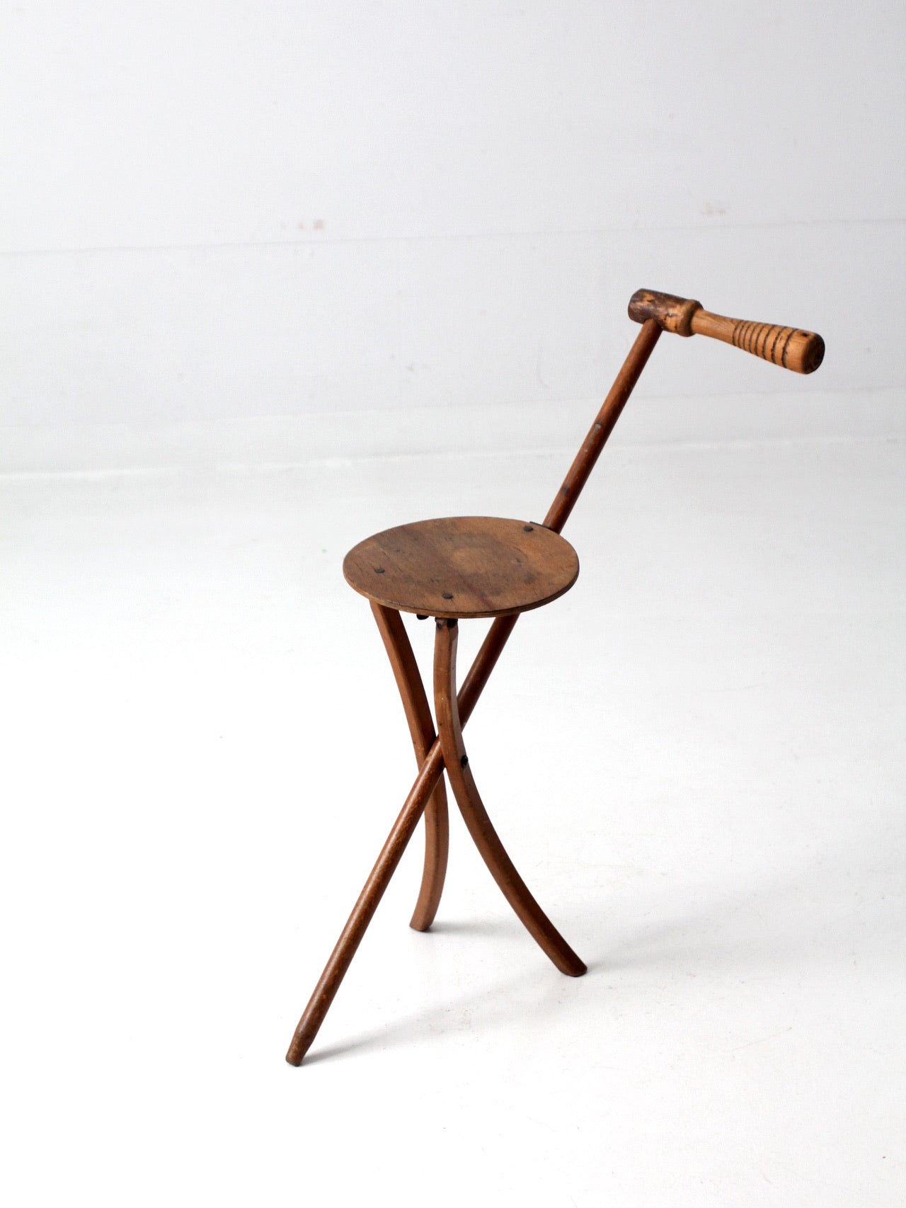 vintage Stafford-Johnson walking stick stool – 86 Vintage
