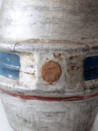 vintage 1965 Drewrys aluminum beer keg - quarter barrel
