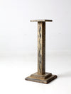 antique hand painted pedestal stand