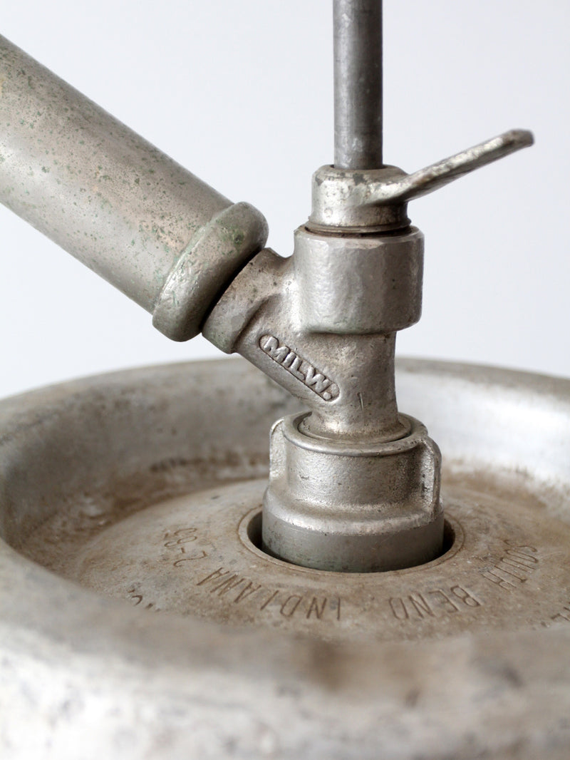 vintage 1965 Drewrys aluminum beer keg - quarter barrel