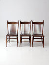 antique spindle back dining chairs set of 3