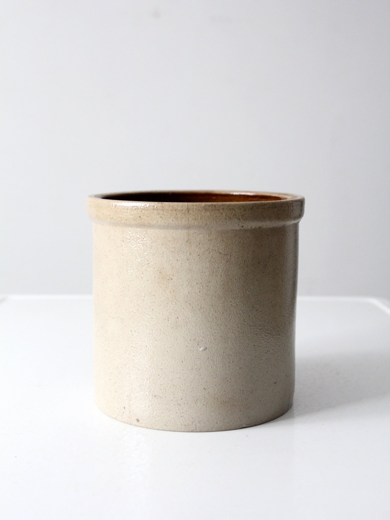 antique American stoneware crock