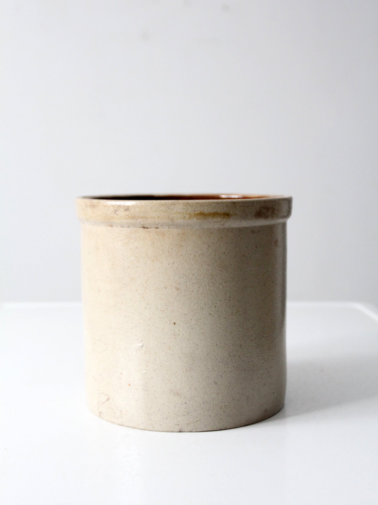 antique American stoneware crock