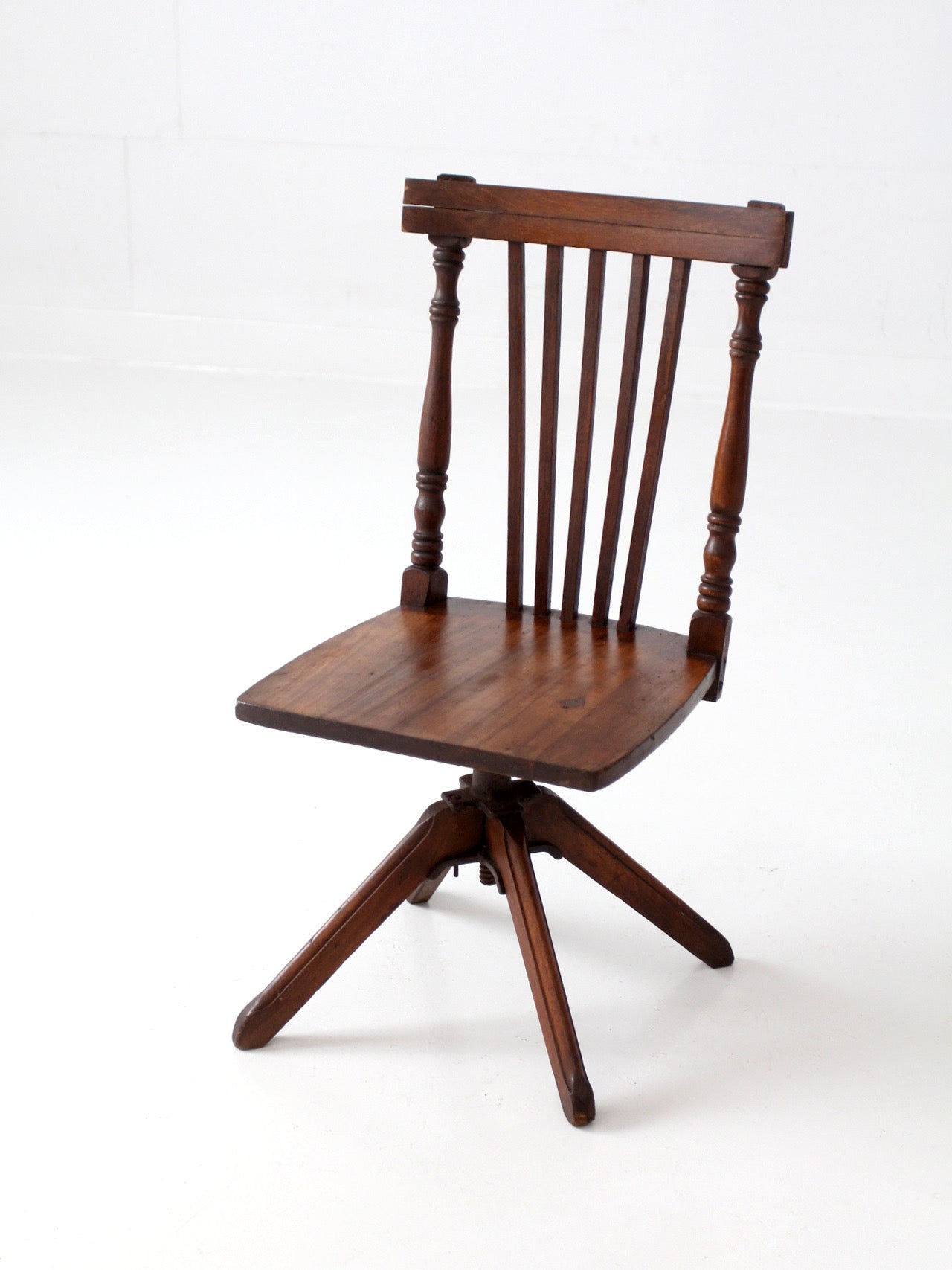 antique Victorian children's swivel desk chair