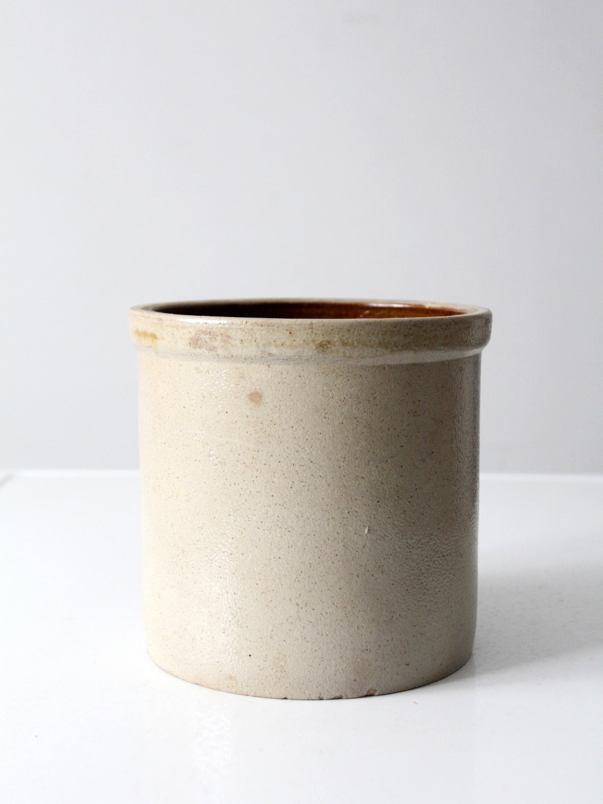 antique American stoneware crock