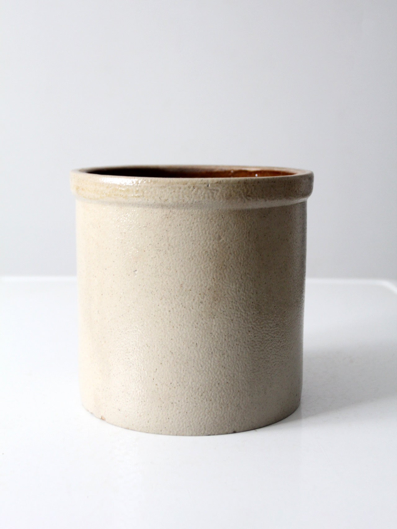 antique American stoneware crock