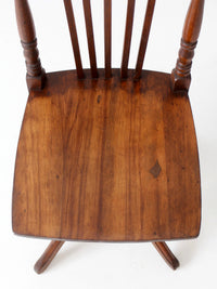 antique Victorian children's swivel desk chair