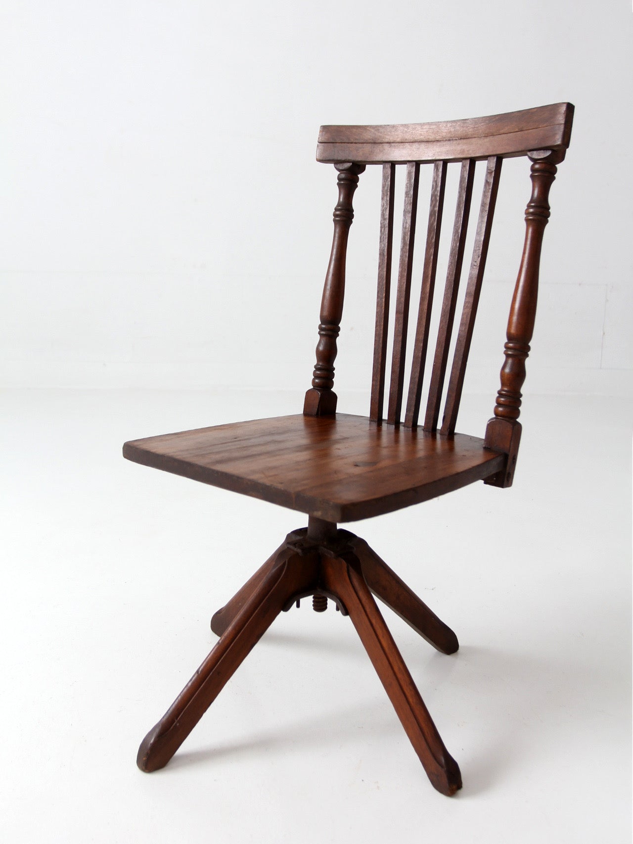 antique Victorian children's swivel desk chair