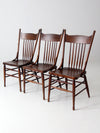 antique spindle back dining chairs set of 3