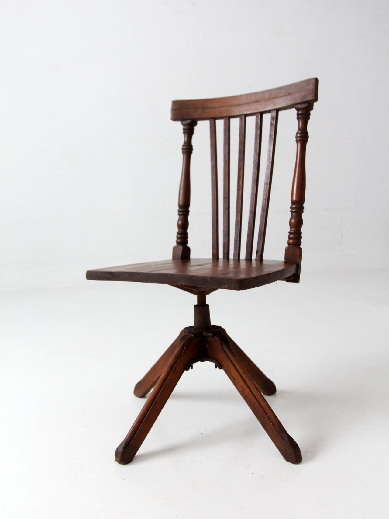 antique Victorian children's swivel desk chair