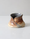 vintage studio pottery yarn bowl