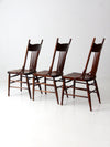 antique spindle back dining chairs set of 3