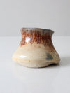 vintage studio pottery yarn bowl