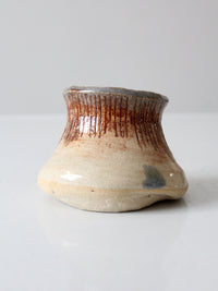 vintage studio pottery yarn bowl