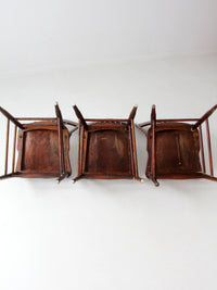 antique spindle back dining chairs set of 3