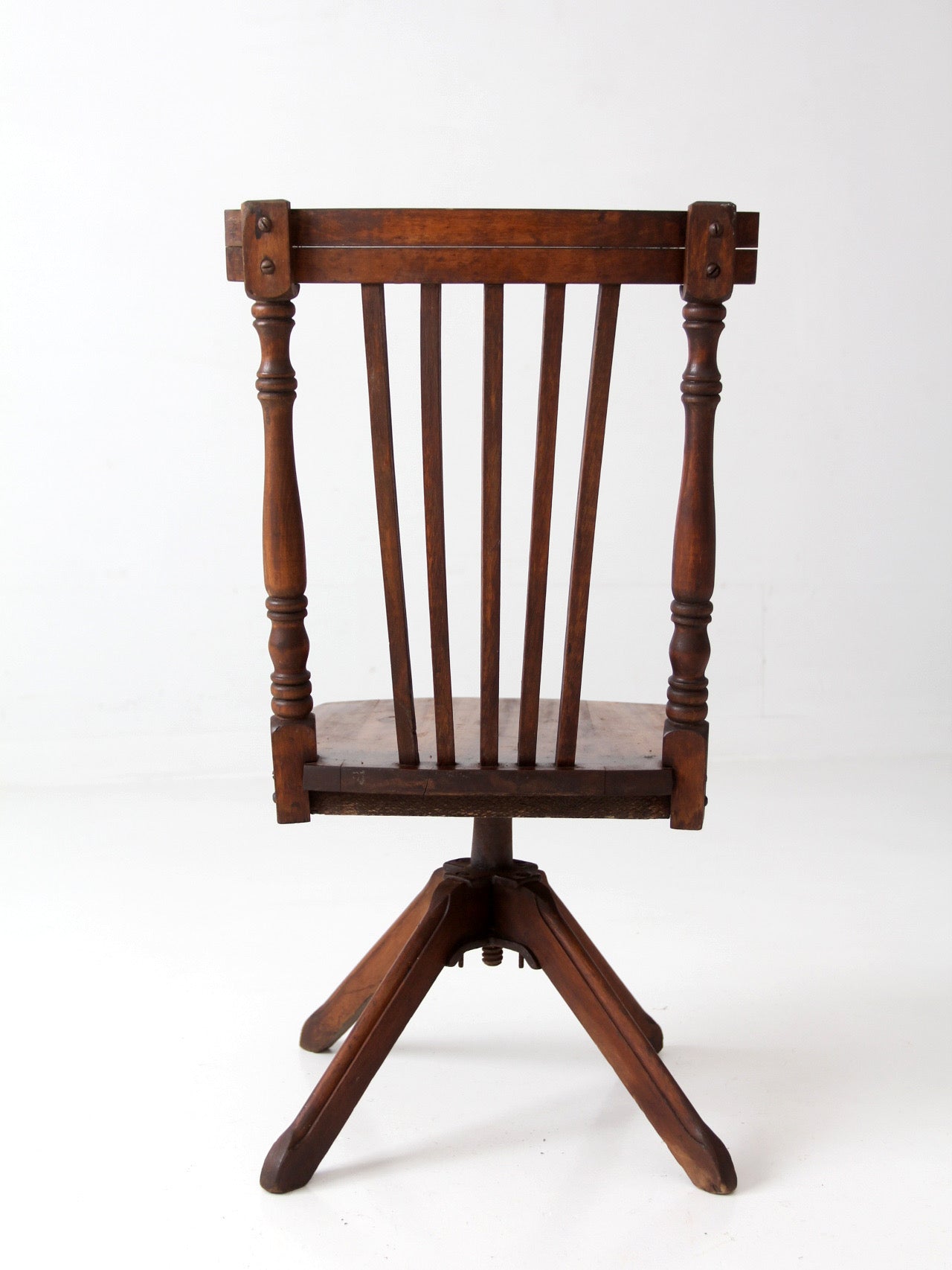 antique Victorian children's swivel desk chair