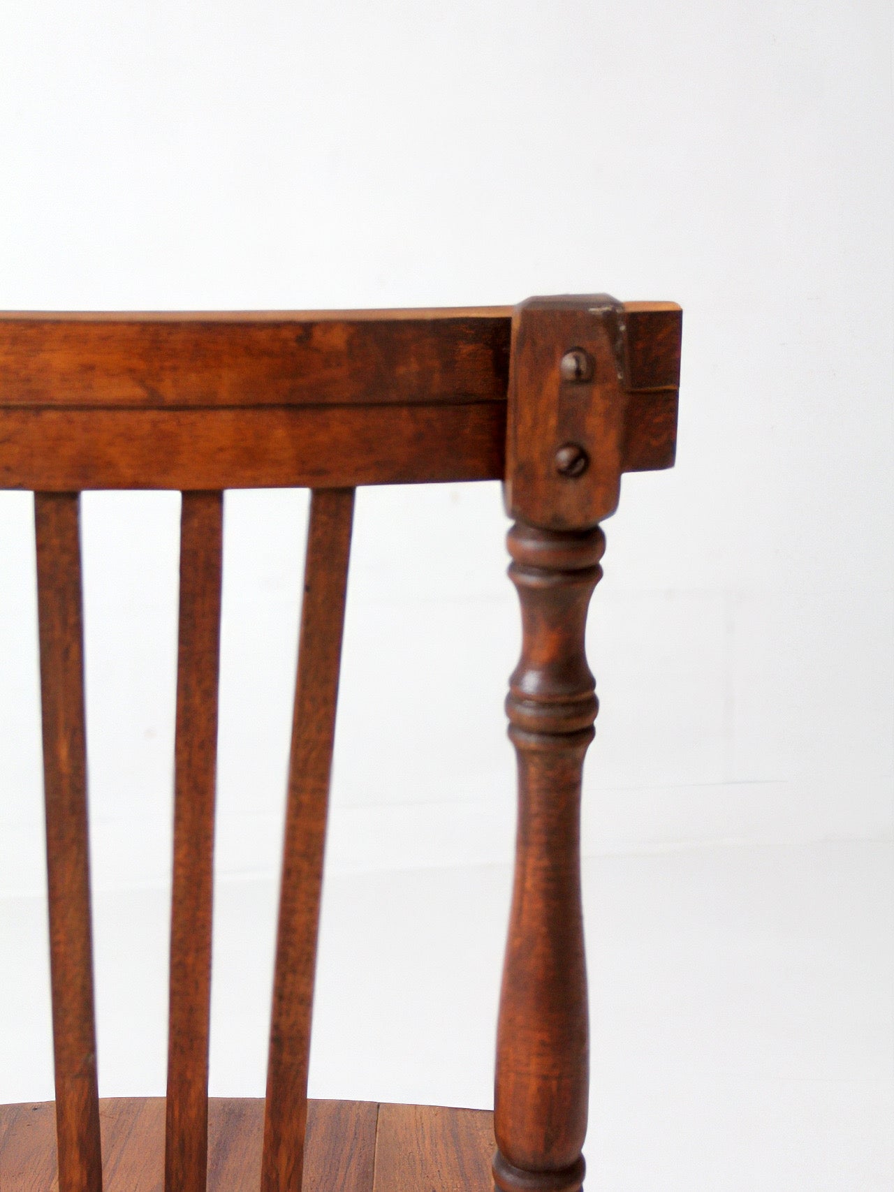 antique Victorian children's swivel desk chair
