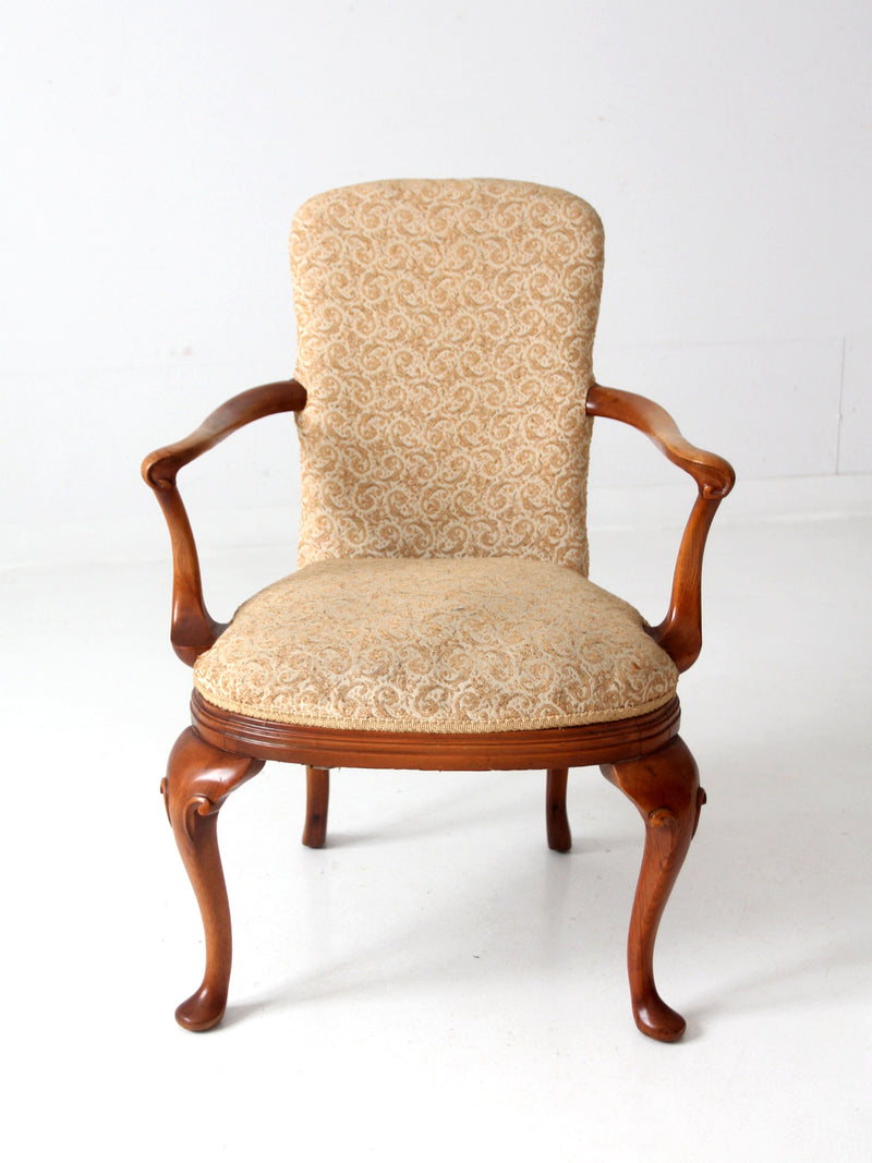 antique Queen Anne arm chair