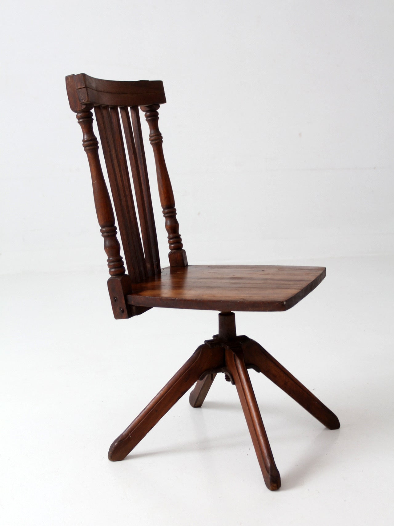 antique Victorian children's swivel desk chair